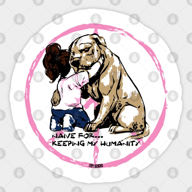 Humanity Sticker by IamValkyrie